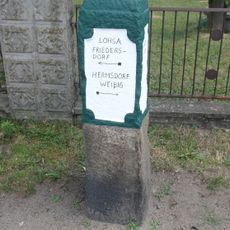 Wegestein Alte Bautzener Straße (Ecke Spreestraße)