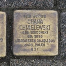 Stolperstein en memoria de Chana-Race Chmielewski
