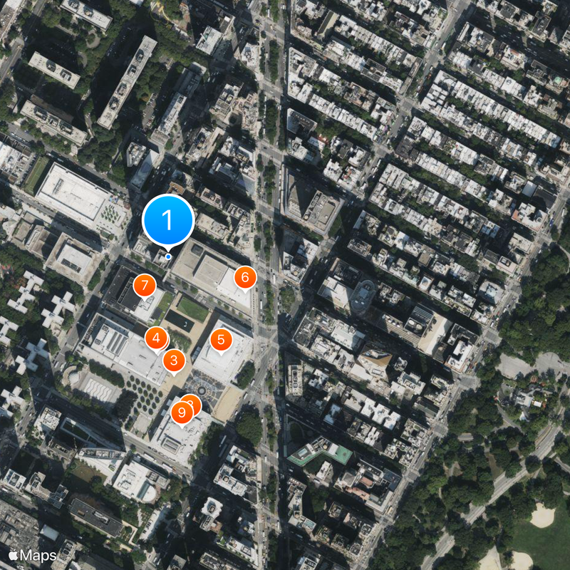 School of American Ballet Map