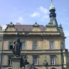Statue of Čechie in Roudnice nad Labem