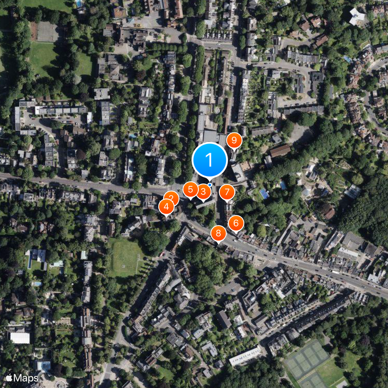Highgate School Map