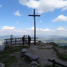 Summit cross at Ještěd