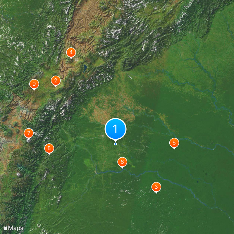 Sucumbíos Province Map