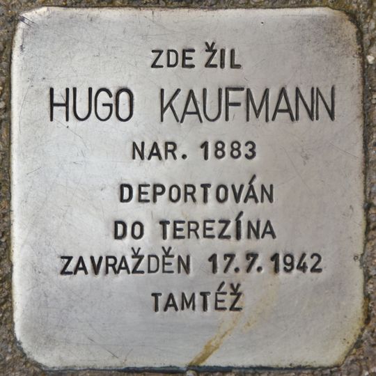 Stolperstein für Hugo Kaufmann