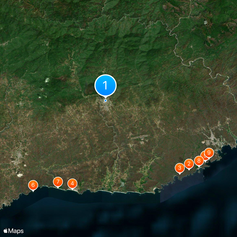 Santa María Huatulco Map