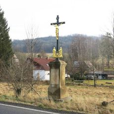 Kříž naproti rybníku v Horním Šenově
