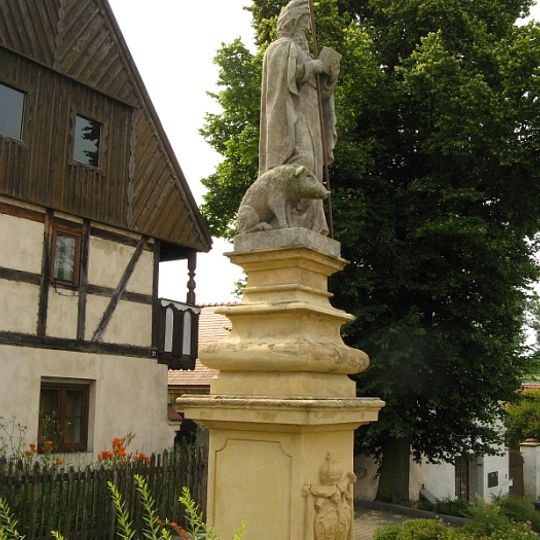 Socha svatého Antonína Poustevníka v Mirošovicích