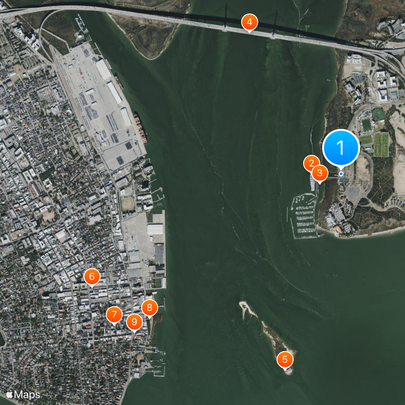 Patriots Point Mappa