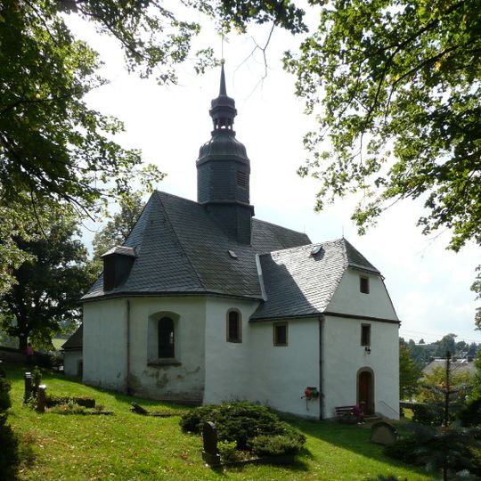 Kirche und Kirchhof Oelsen Oelsener Straße -