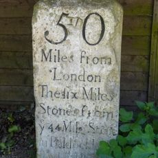 Milestone, Outside Park Farmhouse
