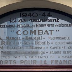Commemorative plaque