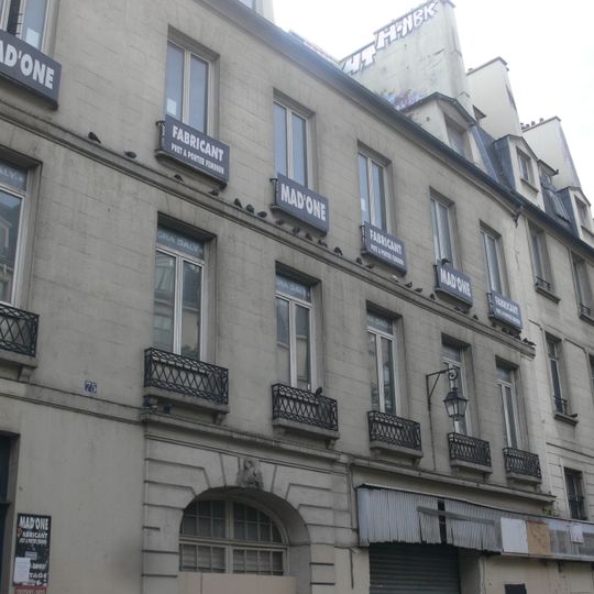 Immeuble, 75-77 rue Réaumur, 33 rue Dussoubs