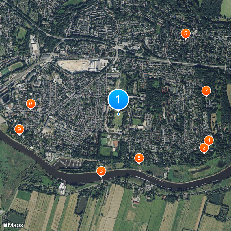 Jacobs University Bremen Map