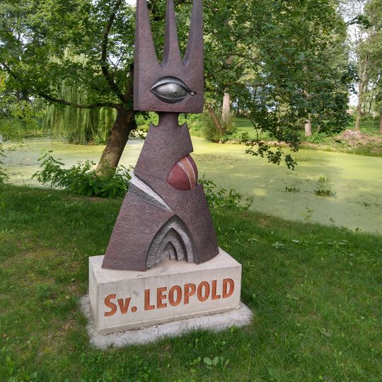 Socha svatého Leopolda v Poříčí