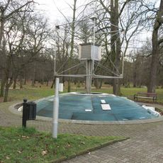 Kašna Glaverbel v Zámecké zahradě v Teplicích