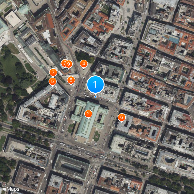 Hotel Sacher Map