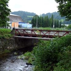 Bridge over the Bělá river in Jeseník