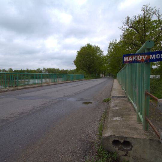 Most silnice III/12229 přes Bezdrevský potok ve Zlivi