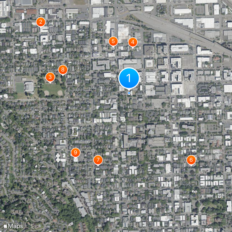 Francis Marion Stokes Fourplex Map