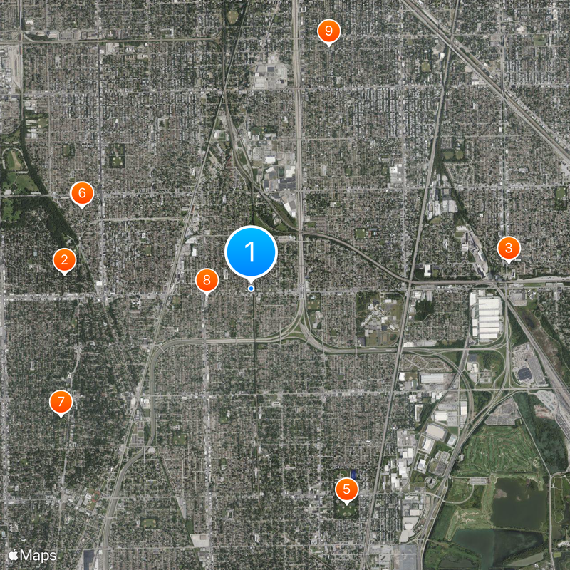 Trinity United Church of Christ Mappa