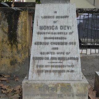 Monica Devi's grave