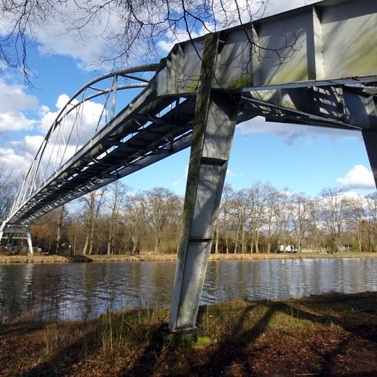 Pipeline bridge in Poděbrady