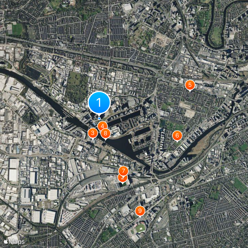 MediaCityUK Map