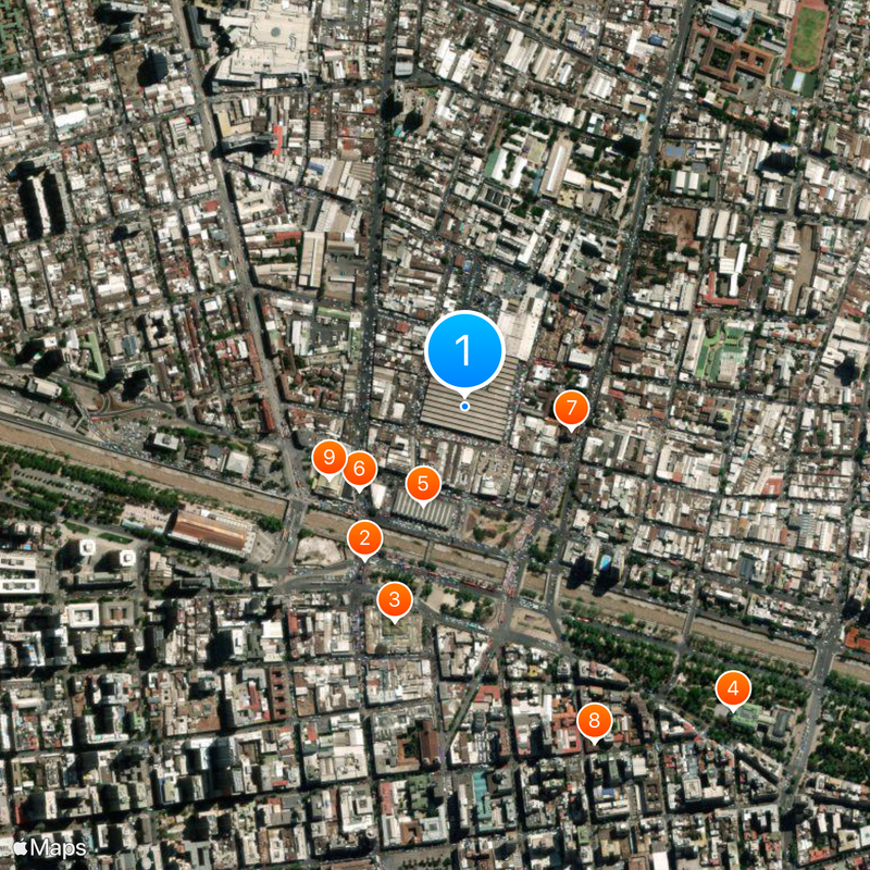 La Vega Central Market Mapa