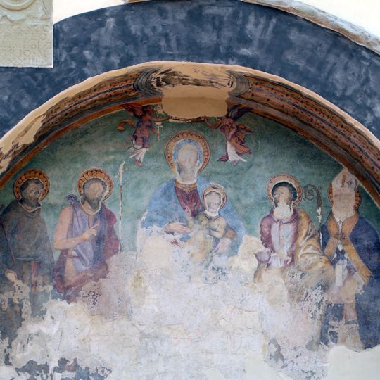 Tabernacolo della madonna col bambino e santi