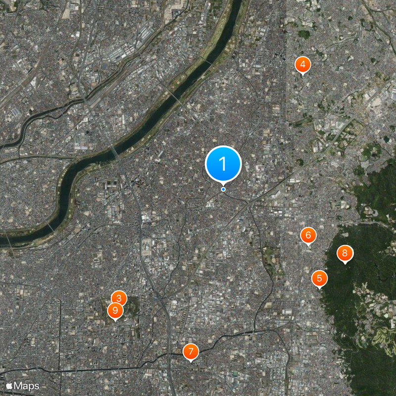 Kayashima Station Mapa