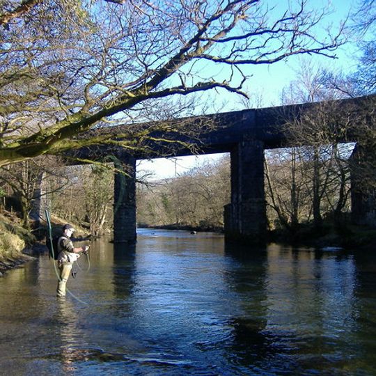 Railway viaduct SW of Aberdulas Farm