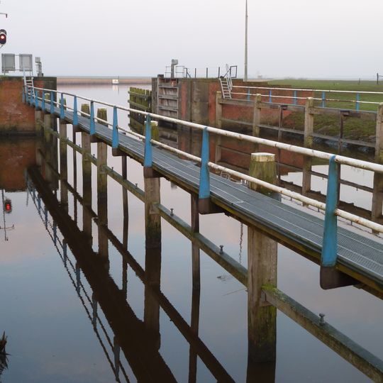 Schutsluis bij De Waterwolf