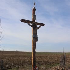 Kříž u silnice na cestě do Ohrazenic
