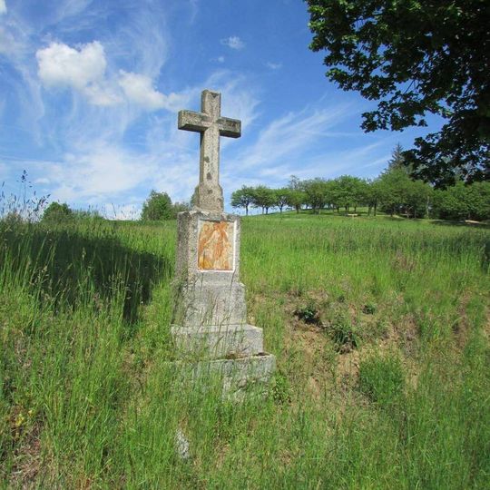 Kříž na křížové cestě v Třešti - 8. Zastavení