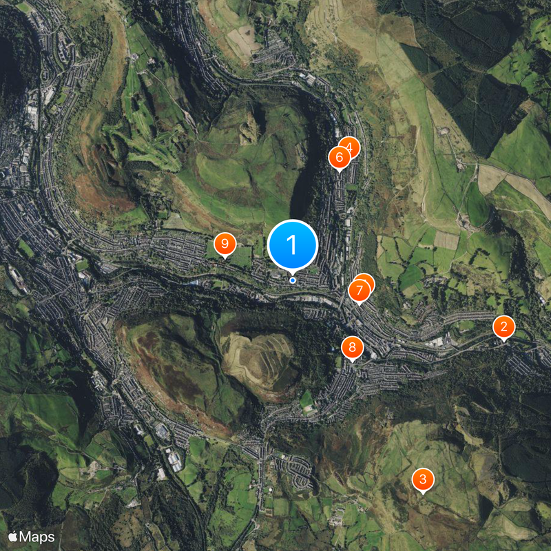 Rhondda Map