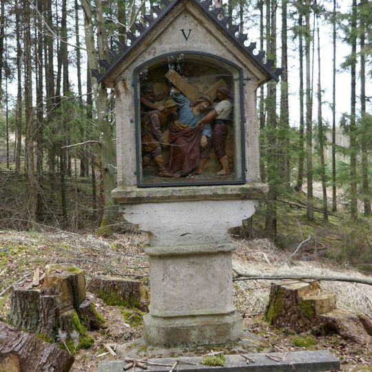 Kreuzwegstation Burg in Wielenbach