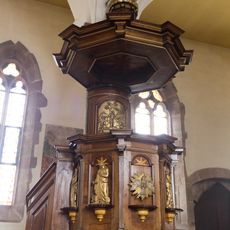 Pulpit of Église Notre-Dame de l'Assomption de Bergheim
