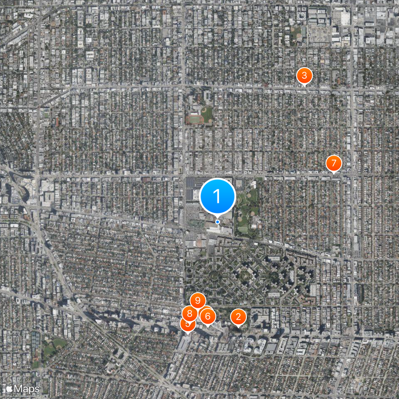 The Grove at Farmers Market Map