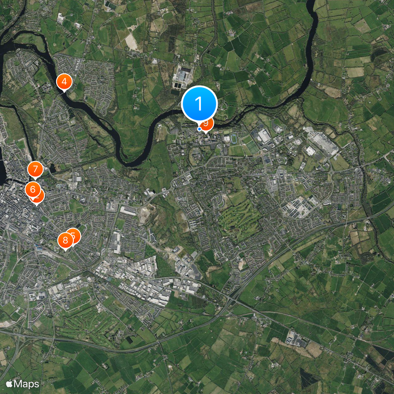 University of Limerick Map