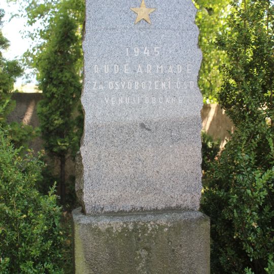 World War II memorial in Neumětely