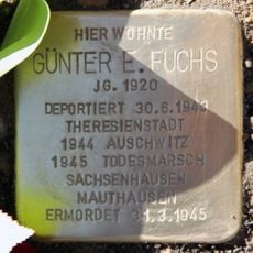 Stolperstein en memoria de Günter E. Fuchs