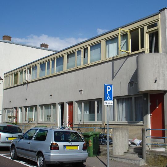 Kubusvorminge eengezinswoningen in de Kiefhoek