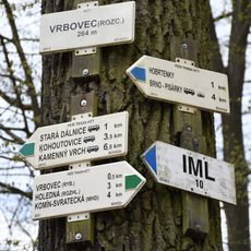 Rozcestník Vrbovec - rozcestí