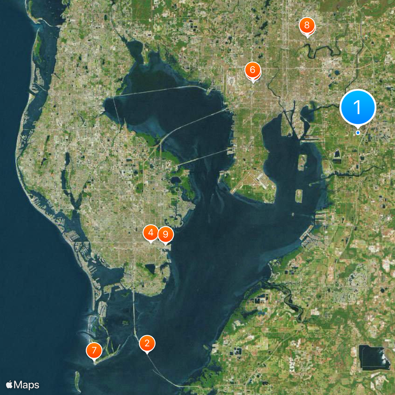 Hrabstwo Hillsborough Mapa