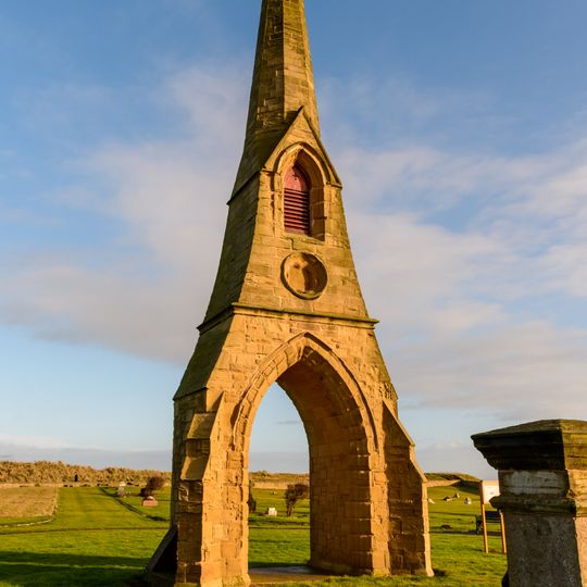 East Cemetary Entrance Screen And Chapel Spire