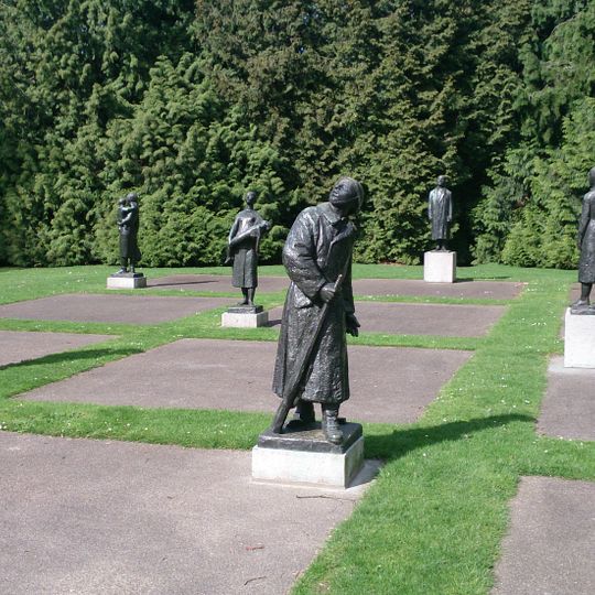 Monument in het Volkspark