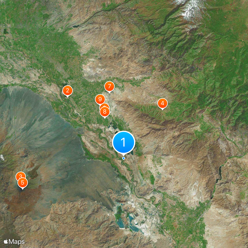 Armenia–Turkey border Map