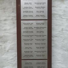 Commemorative plaque