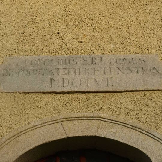 Pamětní deska na hájovně Magdalena