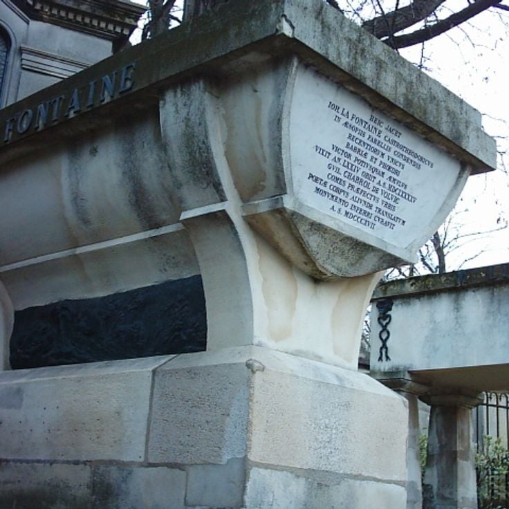 La Fontaine's tomb